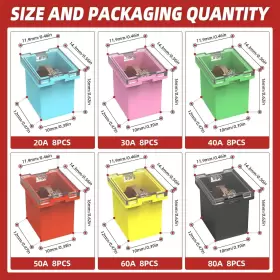 711181039887 QCDENG Car Fuses Tall Standard Box Kit #2