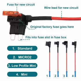 614158508686 QIATOL Fuse Tap Circuit Mini Micro Au Kit #3