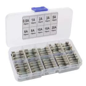 763231006356 QITINDASEN Fularr Car Glass Tube Fuse Blow Set