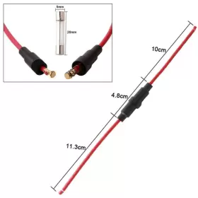 763231006455 QITINDASEN Fularr Inline Screw Agc Fuse Holder #2