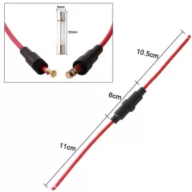 763231006455 QITINDASEN Fularr Inline Screw Agc Fuse Holder #3