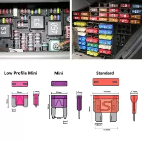 313023644664 QIZPCER Blade Fuses Standard Mini Kit #2