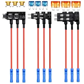 313037614684 QIZPCER Circuit Fuse Tap Adapter Standard Mini