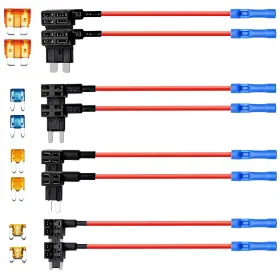705353869570 QIZPCER Circuit Fuse Tap Adapter Standard Mini