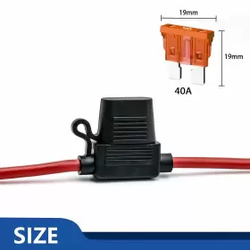 723508455089 QIZPCER Awg Inline Fuse Holder Volts Blade Pack #2