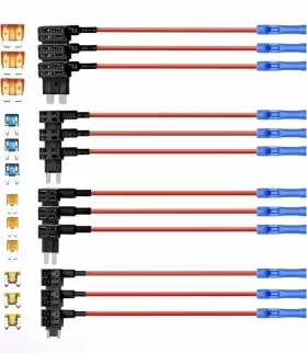 738631751199 QIZPCER Pack Circuit Fuse Tap Adapter Car Mini