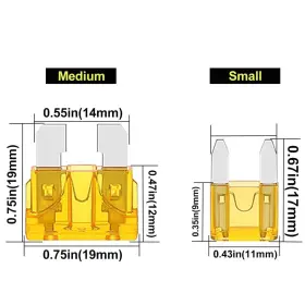 242P-BAO QPINGH Car Fuses Standard Mini Blade Kit #2