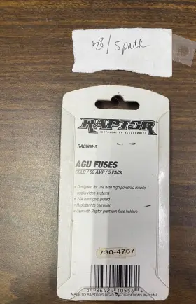 RAGU60 RAPTOR Agu Fuses Amp #2