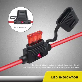 FHL12-5 RECOIL Pack Led Indicator Atc Ato Inline Fuse Holder #2