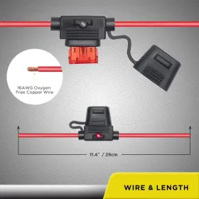 FHL16-5 RECOIL Pack Led Indicator Atc Ato Inline Fuse Holder #3