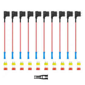 FTR1-10 RECOIL Car Fuse Tap Adapter Ato Atc Dual Slot Blade