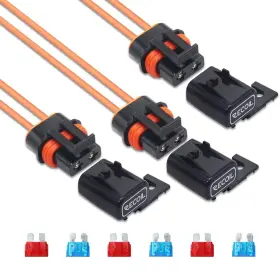 WFH12-3 RECOIL Pack Waterproof Atc Ato Inline Fuse Holder