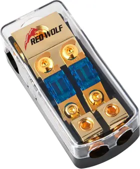 313035337349 RED WOLF Mini Anl Fuse Holder Gauge