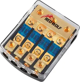 445042830834 RED WOLF Anl Fuse Holder Gauge Distributi
