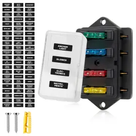 RWF-BS-0013 RED WOLF Blade Fuse Block Box Holder Standard