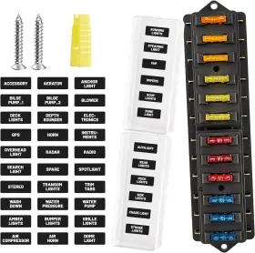 RWF-BS-0017 RED WOLF Fuse Block Blade Box Holder Standard