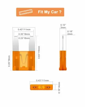 192687768448 RISEUVO Mini Blade Fuse Car Auto Atm Kit #2