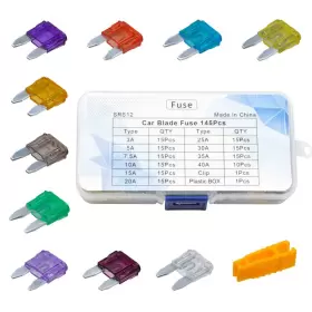 763347801586 ROAD PASSION Mini Blade Fuse Auto Car Suv Kit