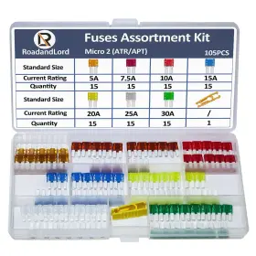 701347907211 ROADANDLORD Micro Blade Fuses Car Kit