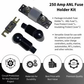 719600182220 ROCAS Fuse Holder Cover Marine Battery Amp Anl #3