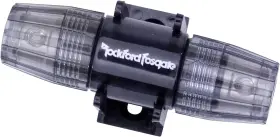 Rffagu ROCKFORD FOSGATE Single Line Agu Fuse Holder Awg Wire #3