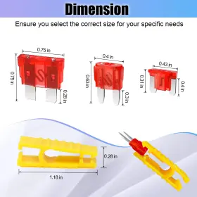 639395270301 ROVHITY Car Fuses Blade Standard Kit #2