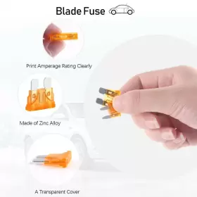 R203-CF RUSTARK Fuses Standard Mini Car Blade Kit #3