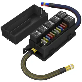 RB-R6F11-W1-4P RVBOATPAT Fuse Relay Box Atc Ato Blade Wired