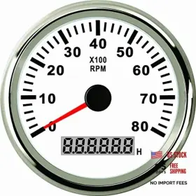 761560318232 SAMDO Tachometer Car Boat Tacho Gauge Hour