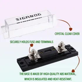 762917290218 SIGANDG Fuse Holder Gauge Block Car Au Amp Anl #2