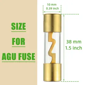 762917293394 SIGANDG Agu Fuse Glass Car Audio Auto Marine Amp #2