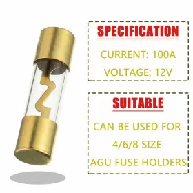 762917293417 SIGANDG Agu Fuse Glass Car Audio Auto Marine #3