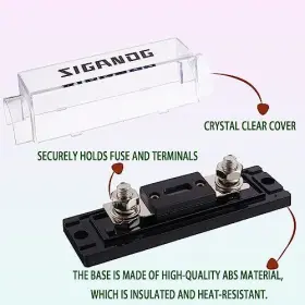 791162193920 SIGANDG Fuse Holder Gauge Block Car Audi Amp Anl #2