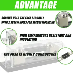 791162194002 SIGANDG Gauge Awg Inline Anl Fuse Holder Amp #2