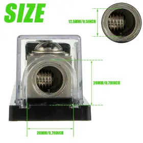 791162194033 SIGANDG Gauge Awg Inline Anl Fuse Holder Amp #3
