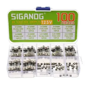 SGD-FUSE-10V100P SIGANDG Christmas Light Fuses Blow Glass #2