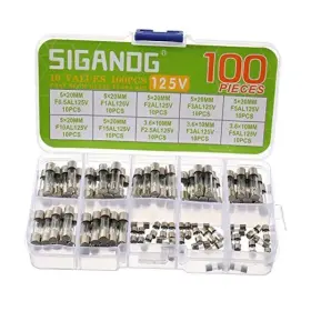 SGD-FUSE-10V100P SIGANDG Christmas Light Fuses Blow Glass