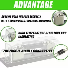 SGD-IAFH-1P-150A SIGANDG Gauge Awg Inline Anl Fuse Holder Amp #3