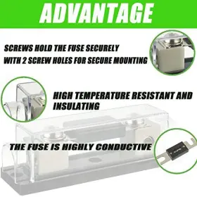 SGD-IAFH-1P-300A SIGANDG Gauge Awg Inline Anl Fuse Holder Amp #3