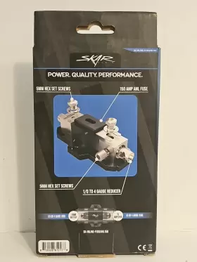 SK-INLINE-FUSEANL150 SKAR AUDIO Gauge Anl Fuse Holder Amp #3