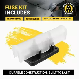 852877007749 SPARTAN POWER Ceramic Fuse Holder Amp Anl Kit #3