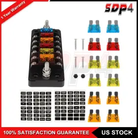 SP167103U01 SPEEDPART4U Waterproof Marine Car Blade Fuse Box