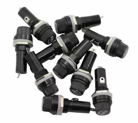 FH-6X30MM-B-10-RE SQXBK Ac Electrical Panel Fuse Holder