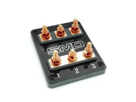 Smd-trip-anl-cop STEVE MEADE DESIGNS Triple Fuse Block Copper