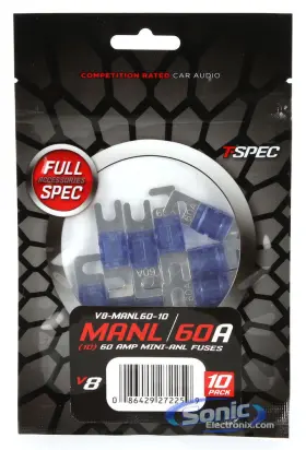 V8-MANL60-10 T-SPEC Manl Fuses #2