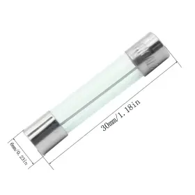 6X30MM TED LELE QBGTFAK Blow Car Glass Tube Fuses Amp Kit #3