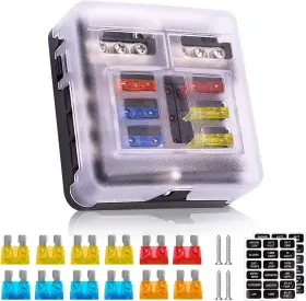 FB-6-YC TIGWIN Fuse Box Blade Block Circuit Negative Bus