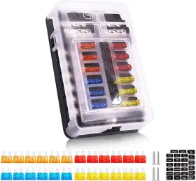 KLWD-FB-012 TIGWIN Fuse Box Blade Block Circuit Negative Bus