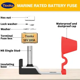 724725897515 TIOOKA Mrbf Terminal Fuse Block Marine Battery #3
