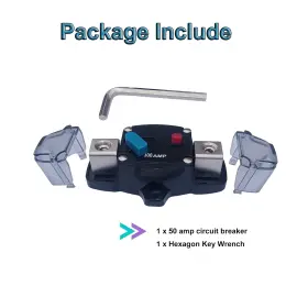 300A TIWERLFE Breaker Gauge Trolling Motor Car Stereo Audio #3